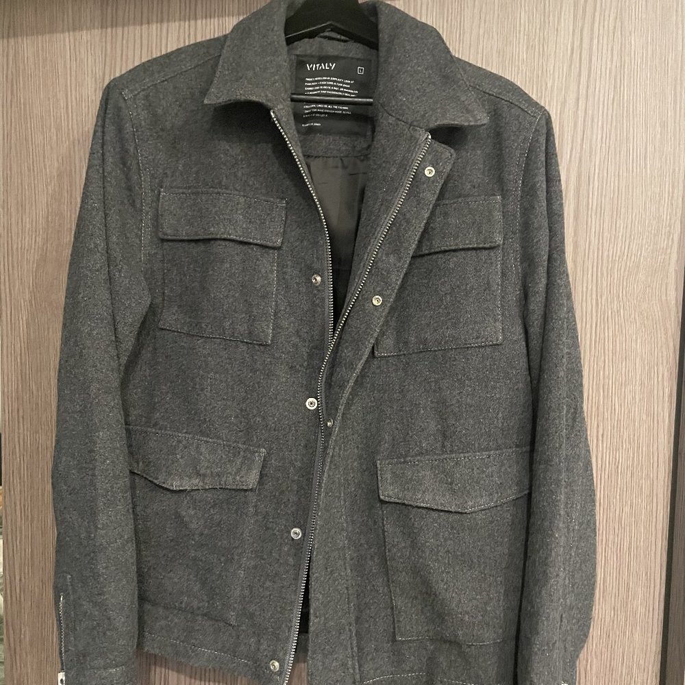 Vitaly - Grey Coat - XL (Zipper)